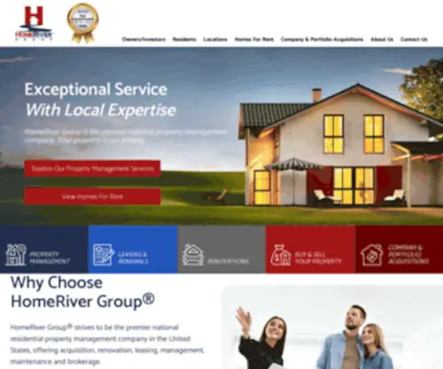 Crowngeorgia.com(Temple Terrace property management at its best. Let HomeRiver Group®) Screenshot