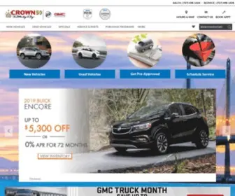 Crowngmcbuick.com(St Petersburg Buick GMC) Screenshot