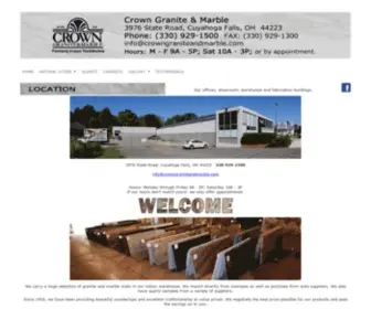 Crowngraniteandmarble.com(Crown Granite & Marble) Screenshot