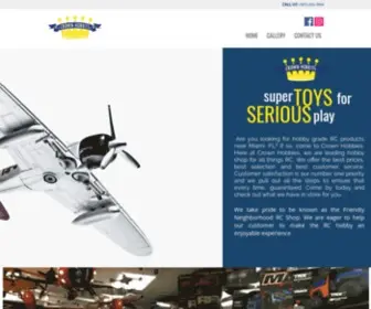 Crownhobbiescorporation.com(Hobby Shop) Screenshot