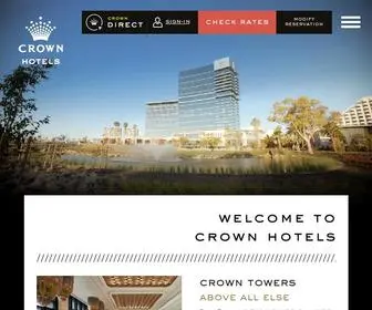 Crownhotels.com.au(Crown Hotels) Screenshot