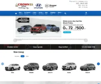 Crownhyundai.com(Find New & Used Vehicles at Crown Hyundai in St) Screenshot