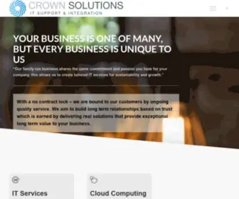 Crownit.co.nz(We create tailored IT services for sustainability and growth Auckland wide. Our services include) Screenshot