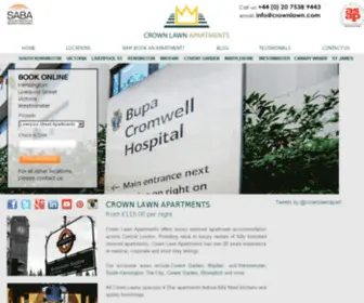 Crownlawn.com(Serviced Apartments) Screenshot