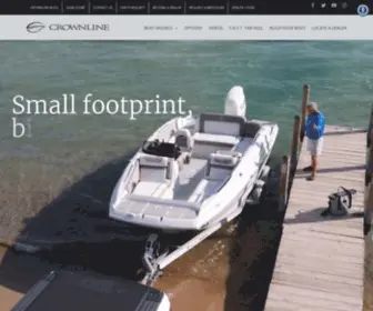 Crownline.com(Crownline Boats) Screenshot