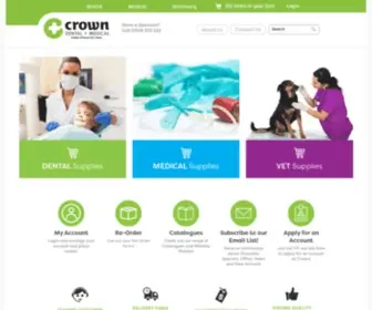 Crownmedical.co.nz(Crown Dental & Medical) Screenshot