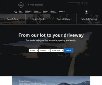 Crownmercedes.com(New & Used Mercedes in Dublin) Screenshot