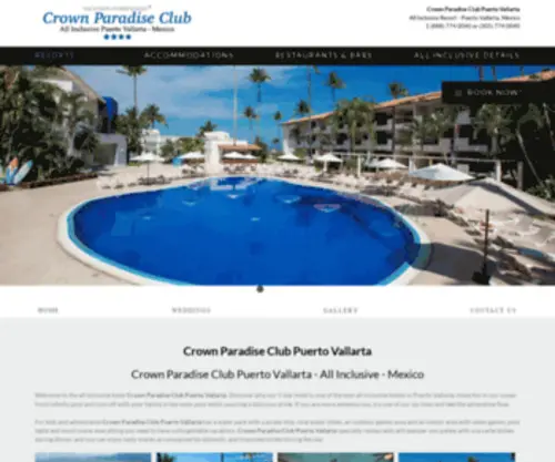 Crownparadisevallarta.com(Puerto Vallarta) Screenshot