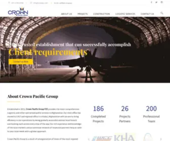 Crownp.com(Crown Pacific Group) Screenshot