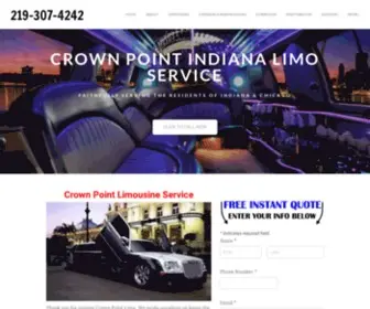 Crownpointlimo.com(Crown Point Limo Service) Screenshot