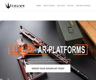 Crownprecisionarms.com(Crown Precision Arms) Screenshot