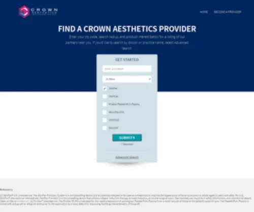 Crownproviders.com(Crown Aesthetics Marketing) Screenshot
