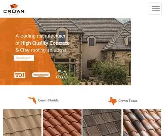 Crownrooftiles.com(Crown Roof Tiles) Screenshot