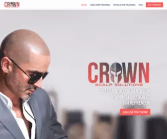 Crownscalpsolutions.com(Crown scalp solutions) Screenshot