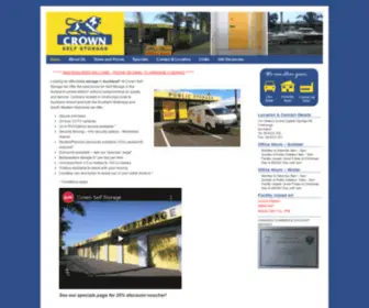 Crownselfstorage.co.nz(Crownselfstorage) Screenshot