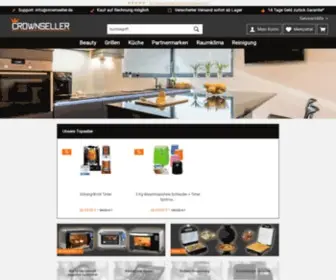Crownseller.de(Online Shop für Haushaltsgeräte und Klimageräte) Screenshot