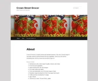 Crownstgrocer.com(Crown Street Grocer) Screenshot