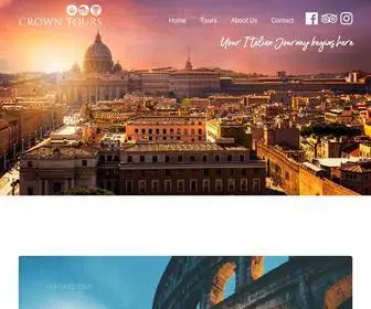 Crowntoursitaly.com(Crown Tours Italy) Screenshot