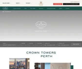 Crowntowersperth.com.au(Crown Towers Perth) Screenshot