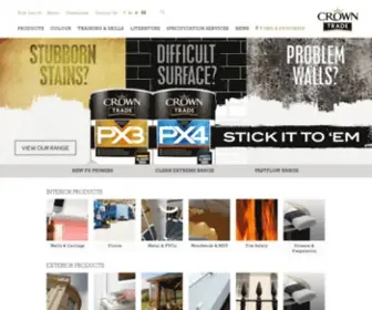 Crowntrade.co.uk(The right paint for the job) Screenshot