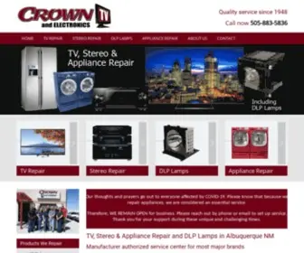 Crowntv.net(TV & Appliance Repair in Albuquerque) Screenshot