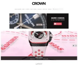 Crownwatchblog.my(Crown Watch Blog) Screenshot