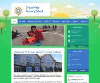 Crownwoodschool.com(Crown Wood Primary School) Screenshot