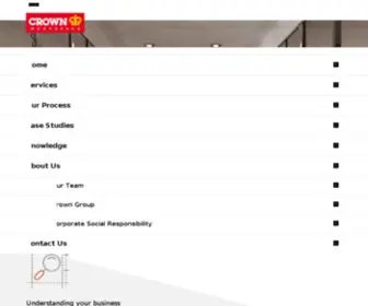 Crownworkspace.com(Office Movers & Space Planning) Screenshot