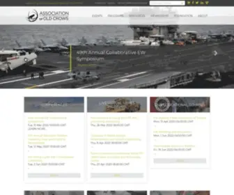 Crows.org(Association of Old Crows) Screenshot