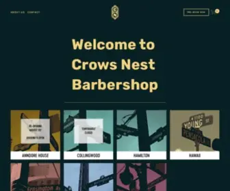 Crowsnestbarbershop.com(Crowsnest Barbershop) Screenshot