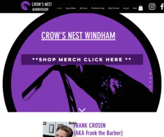 Crowsnestwindham.com(CROWS NEST BARBERSHOP) Screenshot