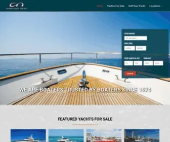 Crowsnestyachts.com(Trusted by Boaters Since 1974) Screenshot