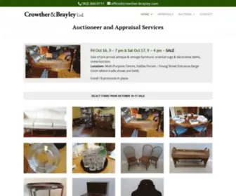 Crowther-Brayley.com(Crowther & Brayley Auctioneers and Appraisers) Screenshot