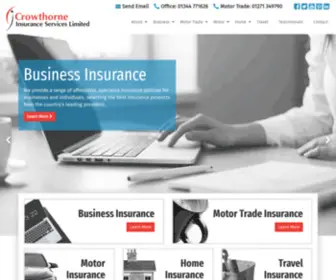 Crowthorne.co.uk(Specialist Insurance Brokers For Businesses & Individuals) Screenshot