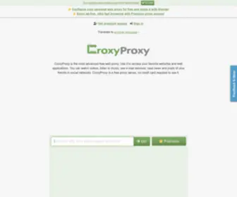 Croxy.org(CroxyProxy) Screenshot