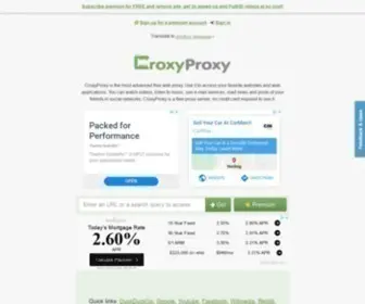 Croxyproxy.rocks(Proxy) Screenshot