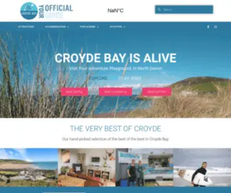 Croydebay.com(Croyde Bay Your Official Tourist Guide) Screenshot