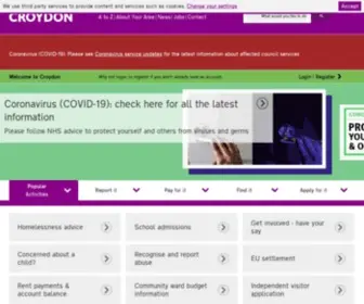 Croydon.gov.uk(London Borough of Croydon) Screenshot