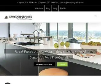 Croydongranite.com(Granite) Screenshot