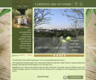 Croydonolive.com(CroYdon Olive Esate) Screenshot