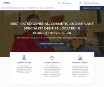 Crozetdentistcharlottesville.com(Top-Rated General & Family Dentist) Screenshot