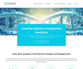 Crozierclinic.com(Genetic and Regenerative Medicine) Screenshot