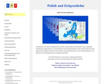 CRP-Infotec.de(Politik und Zeitgeschichte) Screenshot