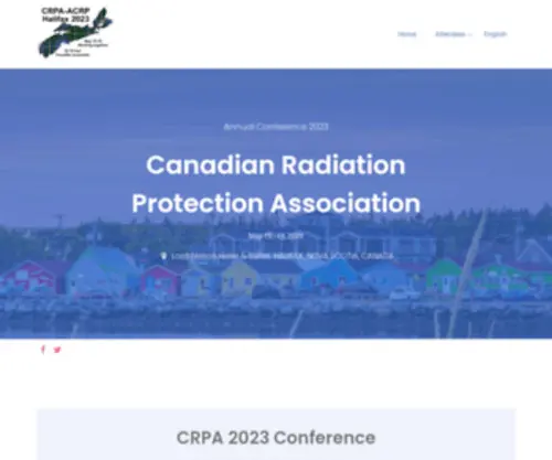 Crpa-ACRP.com(6th International Symposium on the System of Radiological Protection) Screenshot