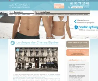 CRpce.com(Médecine et chirurgie esthétique à Paris) Screenshot