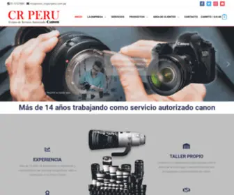 Crperu.com.pe(Centro de Servicio Autorizado Canon) Screenshot