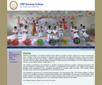 CRPNC.edu.bd(CRP Nursing College) Screenshot