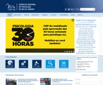 CRPRJ.org.br(Conselho Regional de Psicologia do Rio de Janeiro) Screenshot
