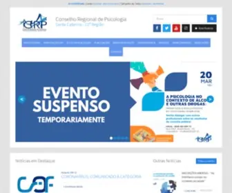 CRPSC.org.br(12ª Região) Screenshot