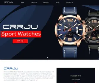 CRrju.com(CRRJU Watches Official Website) Screenshot